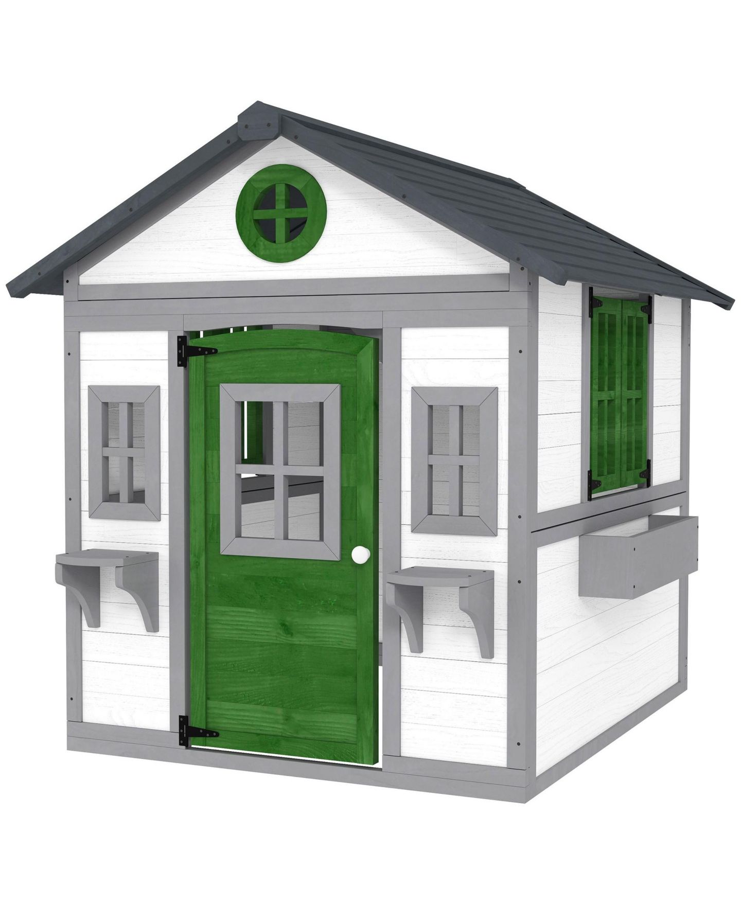 Детская игрушка SEVORLEY Outdoor Wood Playhouse, Ages 3-8, цвет: Белый — фото 1