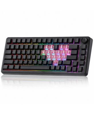 75 Percent Wireless Mechanical Keyboard Gasket Mount Hot Swappable RGB