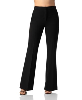 Women's Flare Leg, High-Waist Light-Stretch Twill Pants