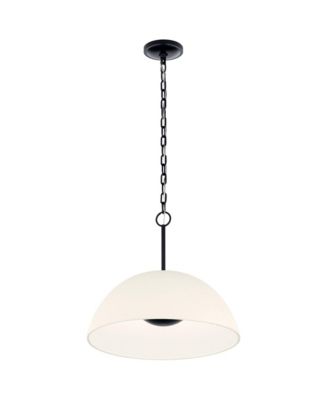Mikale 18" 1-Light Pendant With White Ceramic Shade