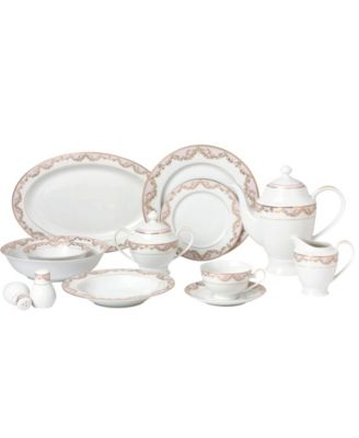 Beauty 57-PC Dinnerware Set, Service for 8