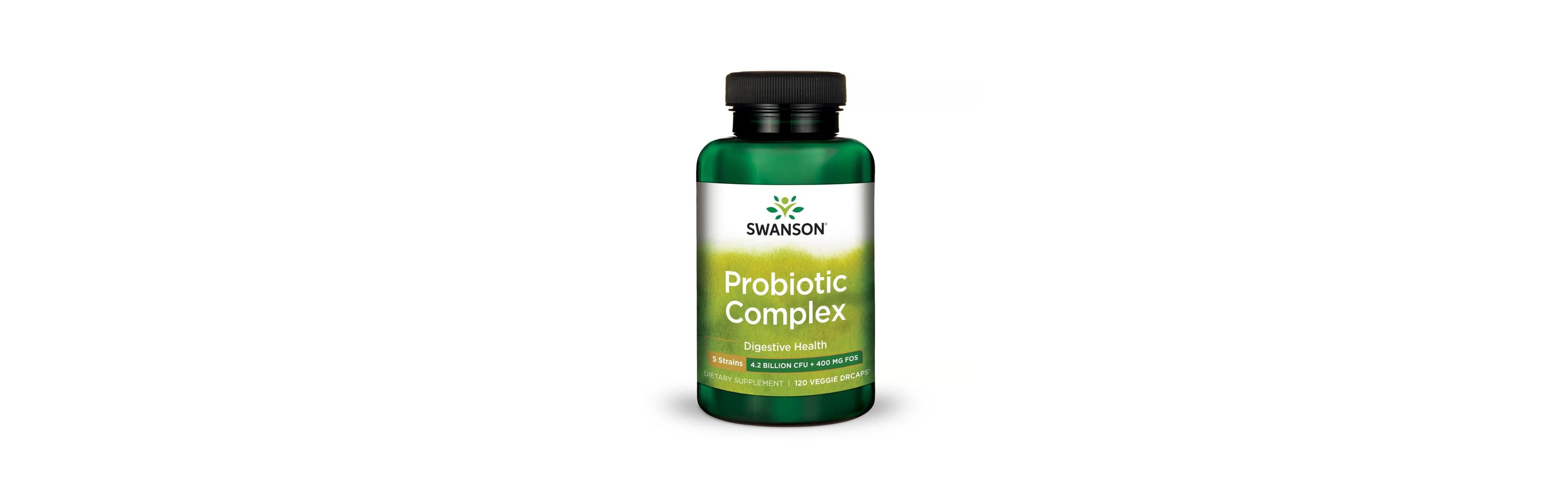 Swanson Probiotic Complex 4.2 Billion Cfu, 120 Veg DRcaps