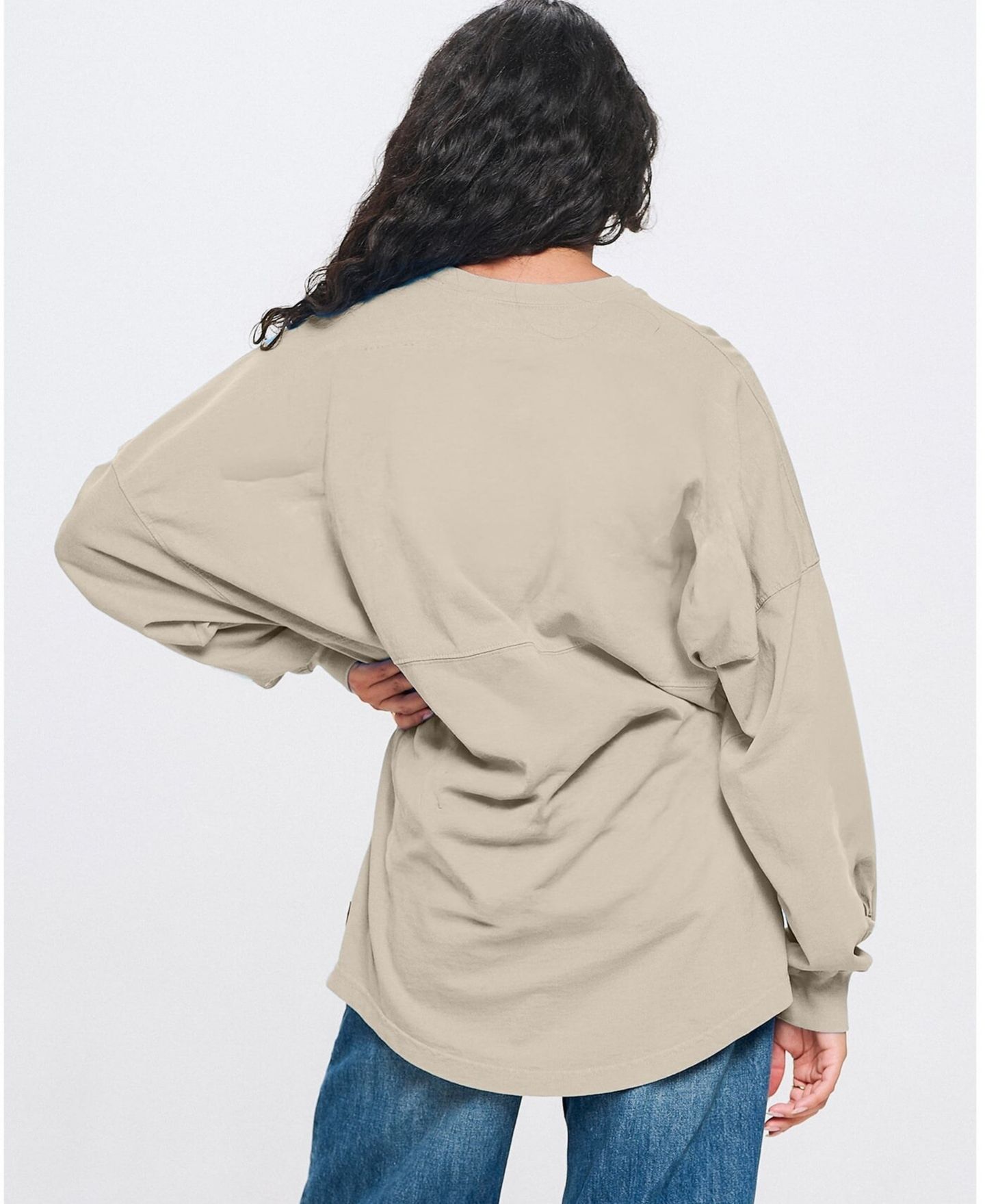 Футболка Fanatics Cream Colorado Avalanche Oversized Front Print Spirit Jersey Long Sleeve — фото 2
