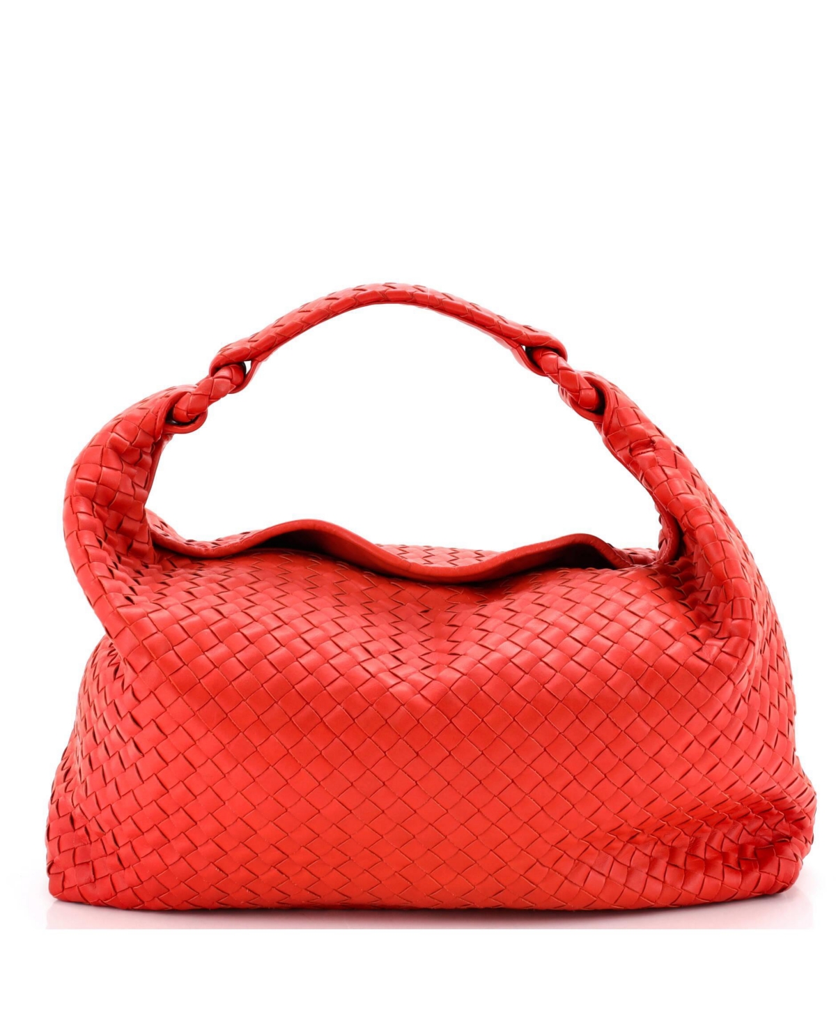 Pre-Owned Bottega Veneta Medium Sloane Hobo Intrecciato Nappa