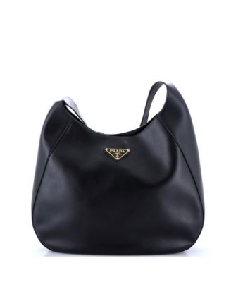 Large Triangle Logo Curved Hobo City Calf