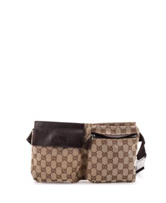 Vintage Double GG Canvas Small Belt Bag