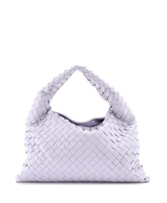 Small Hop Hobo Intrecciato Leather