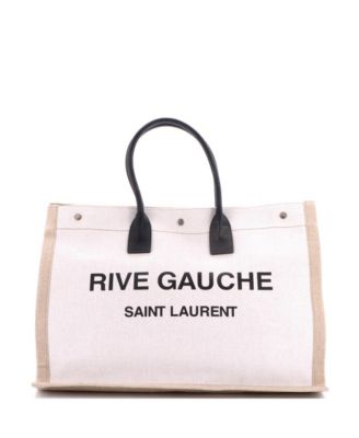 Large Rive Gauche Shopper Tote Canvas