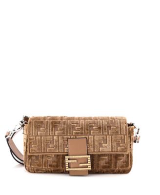 Medium Baguette NM Bag Zucca Velvet Jacquard