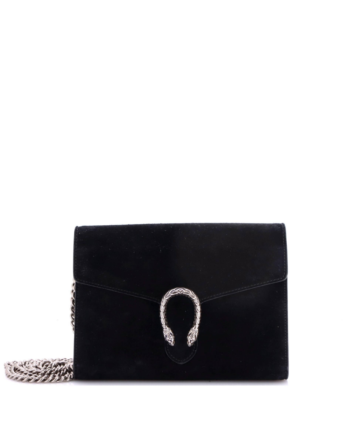 Pre-Owned Gucci Small Dionysus Chain Wallet Suede