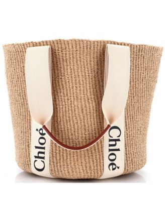 Large x Mifuko Woody Tote Raffia