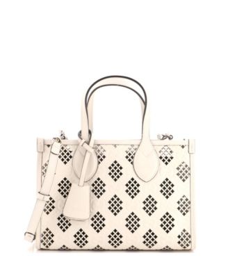 Small Convertible Tote GG Debossed Laser Cut Leather