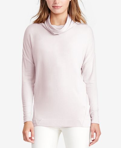 Lauren Ralph Lauren Cowl-Neck Jersey Sweater