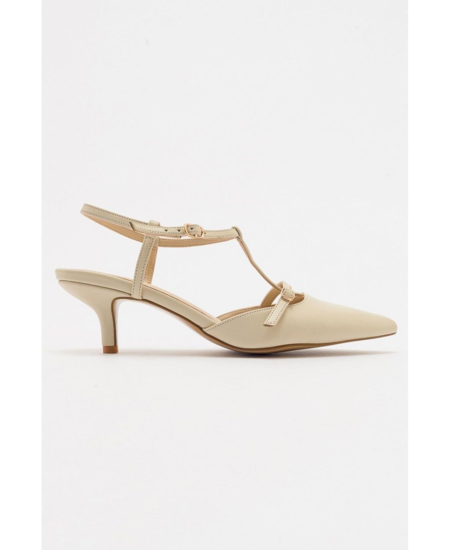 Женские туфли Prologue Shoes Frans Pointed Toe, цвет: Бежевый — фото 6