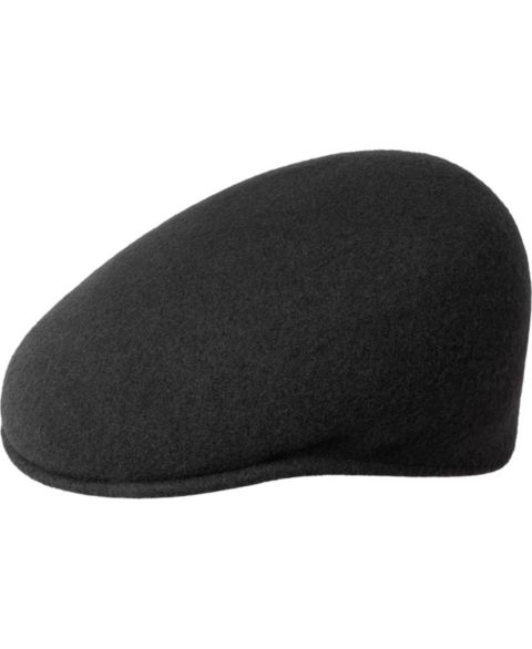 Мужские шерстяные кепки Kangol 504 Ivy и плоские, цвет: Чёрный / Золотой