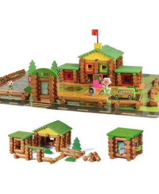 Log Real Wood 269-Piece Building Set, Ages 3+