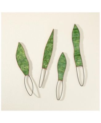 Stained Glass Leaf Set by Samara Phillips