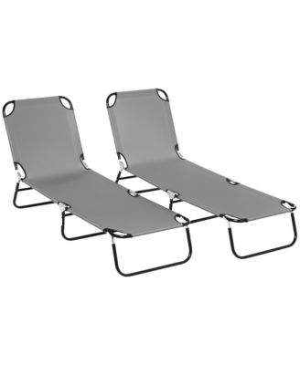 Outdoor Chair, Folding Design, Adjustable Backrest for Camping, Travel and Outdoor Activities