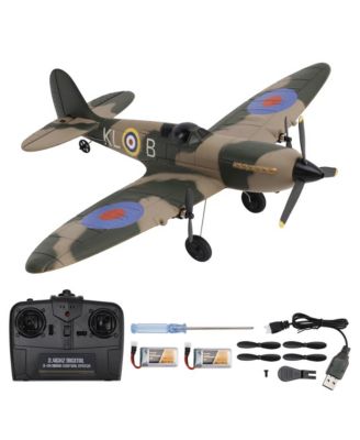 3-Channel Fixed-Wing RC Plane with Gyroscope Stabilization and 2.4GHz Anti-Interference Remote Control
