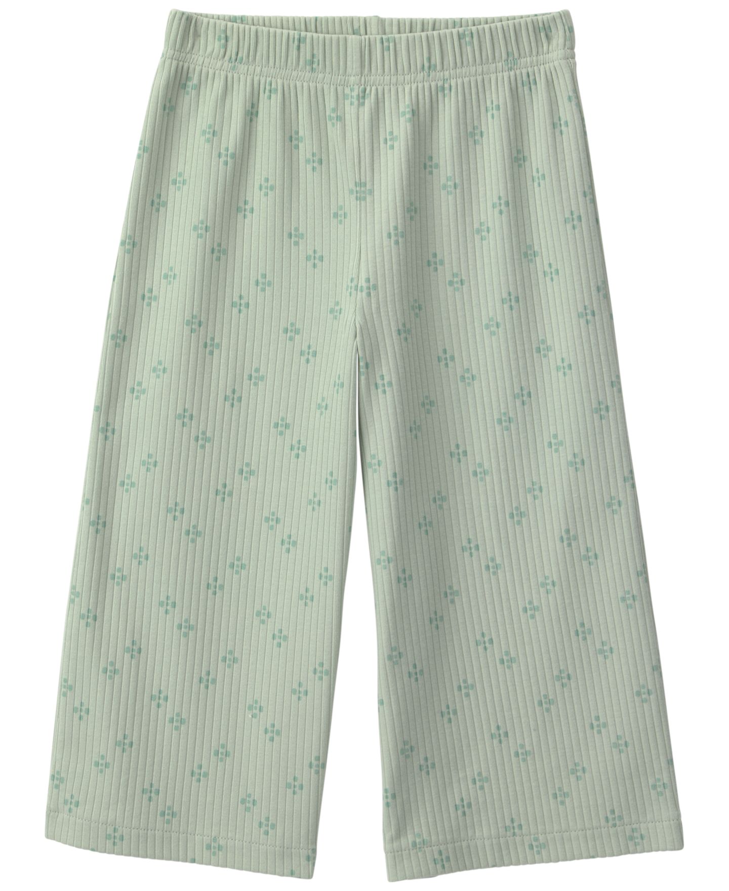 Комплект Carter's Floral-Print Long-Sleeve Top and Flare-Leg Pants, 2-Piece Set для девочек-малышей, цвет: Зелёный — фото 2