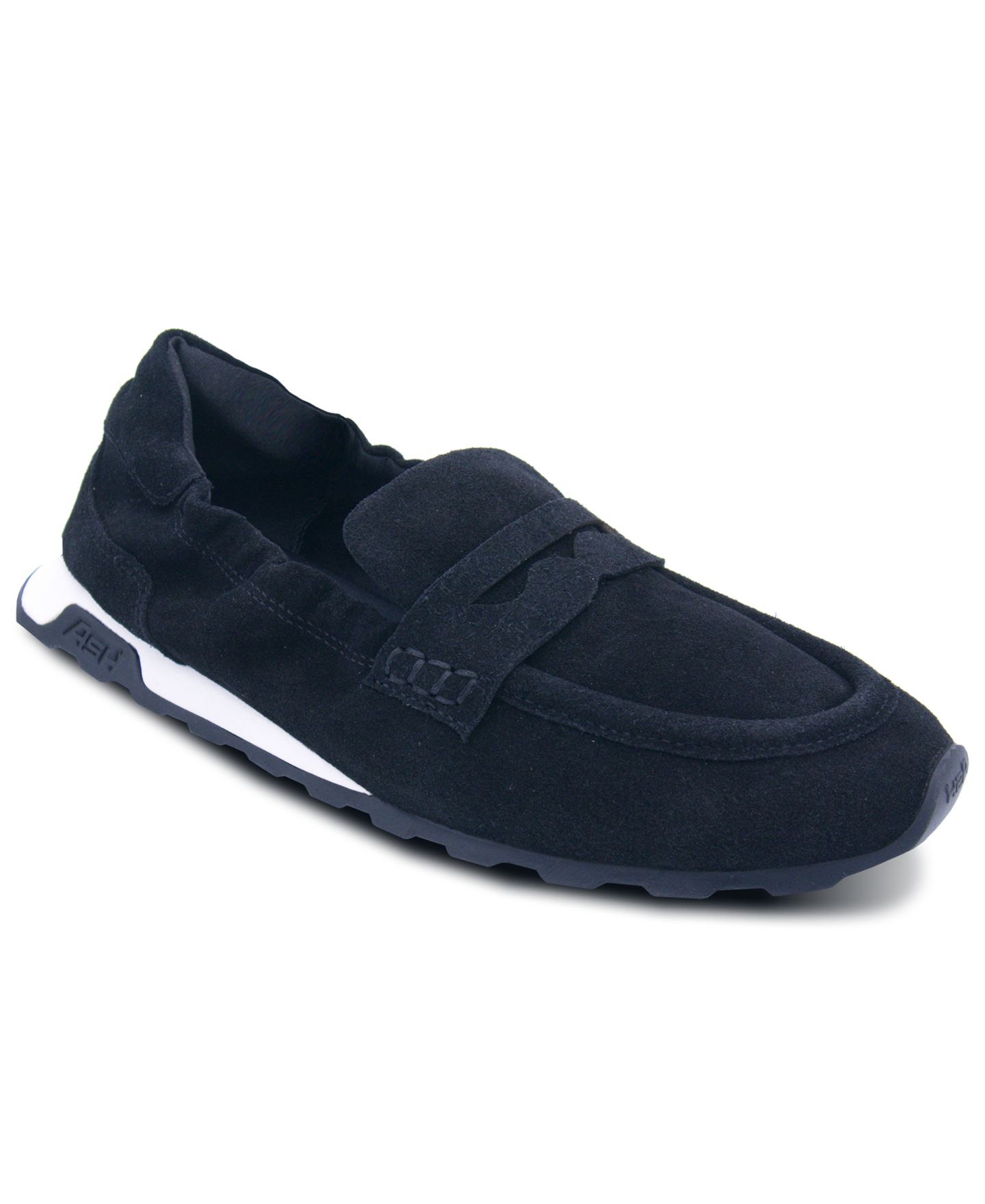 Женские кроссовки ASH Kriss Suede Sneaker Penny, цвет: Чёрный — фото 1