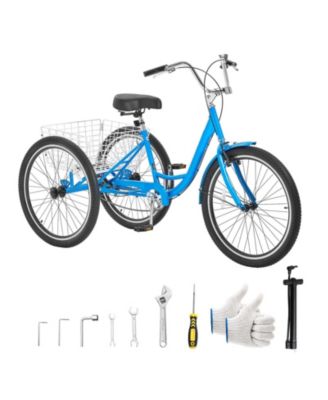 Single Speed Adult Cruiser Trike with Double-Wall Rims