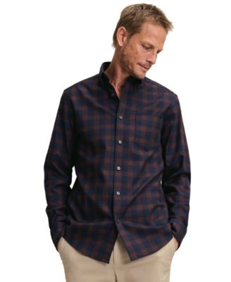 Men's Slim-Fit Check Twill Shirt