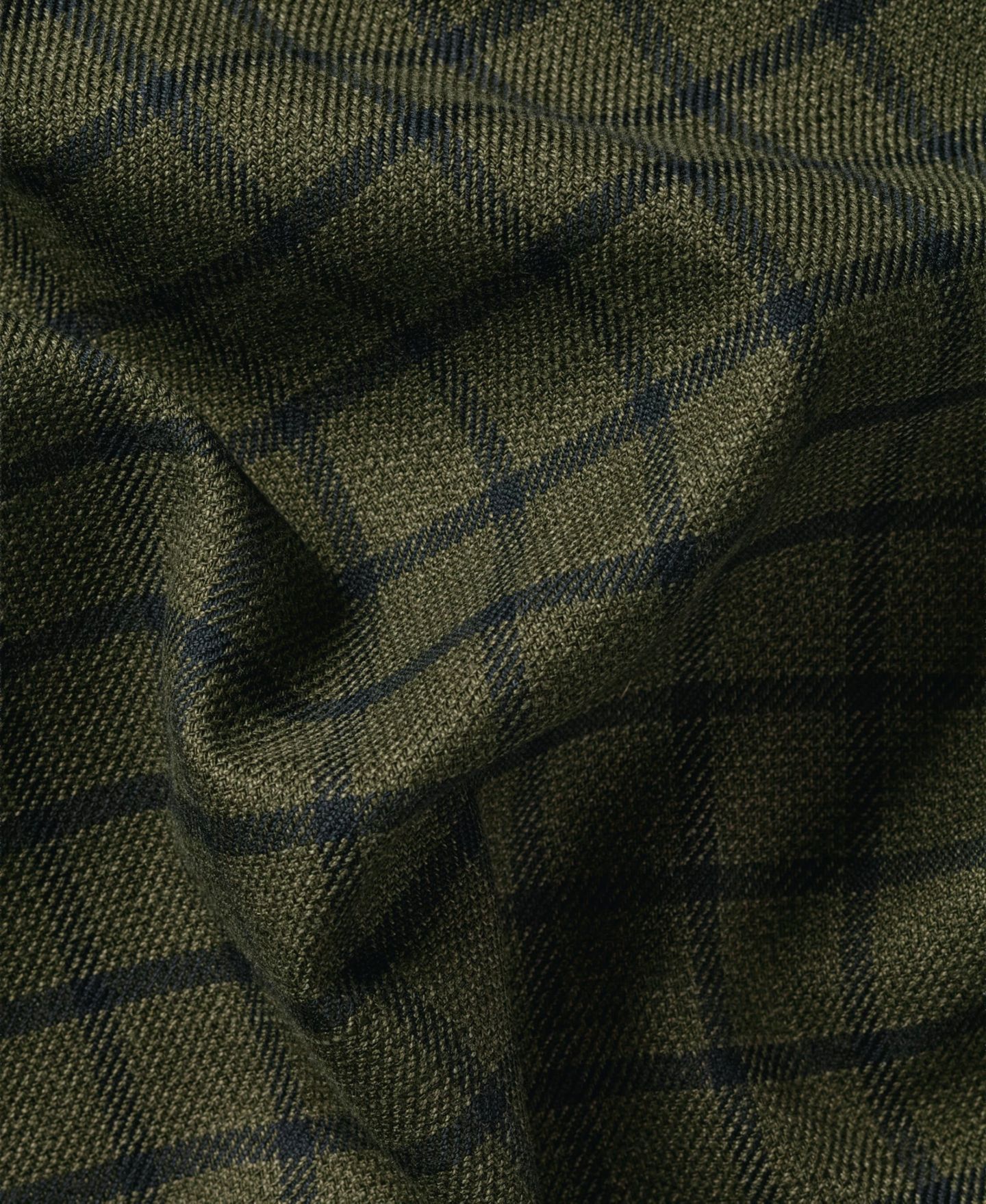 Мужская рубашка Charles Tyrwhitt Slim-Fit Non-Iron Check, цвет: Оливковый — фото 5