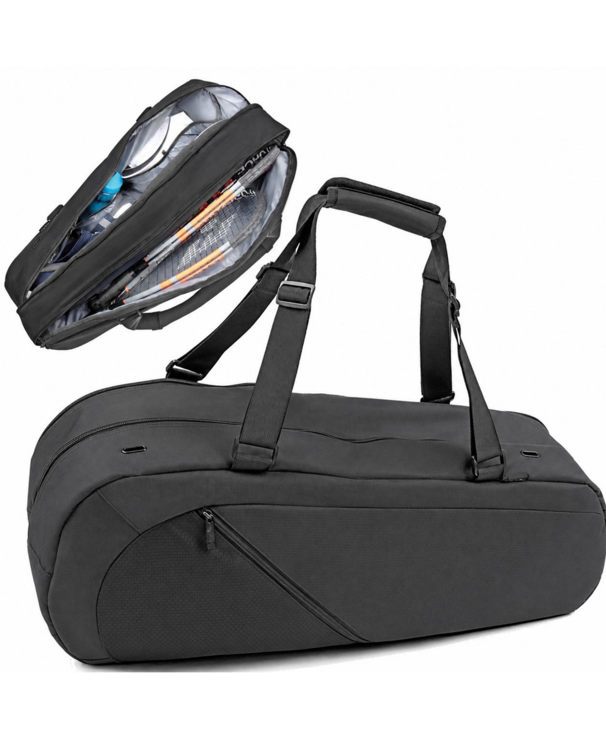 Peneyon Padded Sports Racket Bag With Storage Compartments For Tennis Racquetball Pickleball Gear - Default