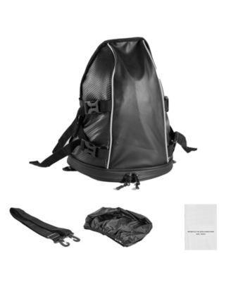10 L Motorcycle Rear Seat Tail Bag with Waterproof Rain Cover