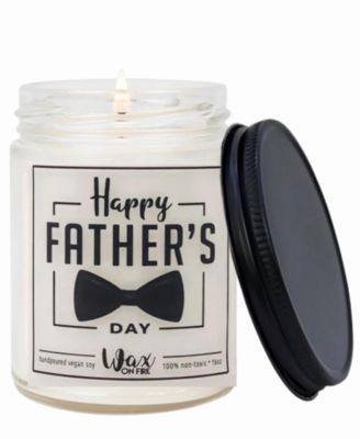 Fathers Day Vanilla Scented Candle Gift, 10oz Soy Wax