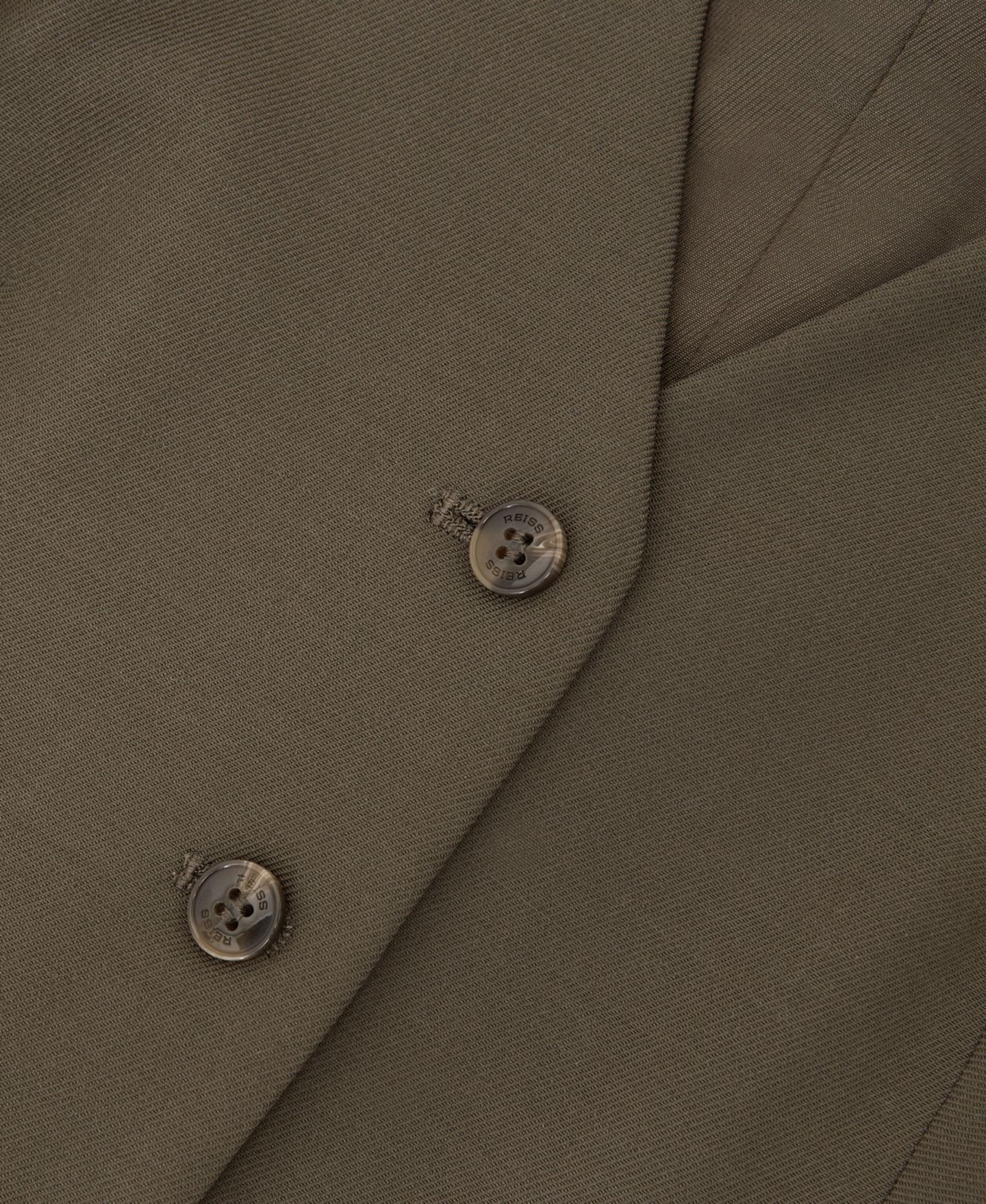 Женский жилет REISS Solene Tailored V-Neck Wool-Blend, цвет: Зелёный — фото 5