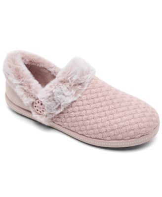Women's Cozy Campfire-Frosty Memory Foam Suede Clog Slippers from Finish Line