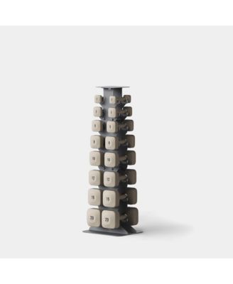ProGrip Dumbbells Lower Set with Dark Rack - Sandstone