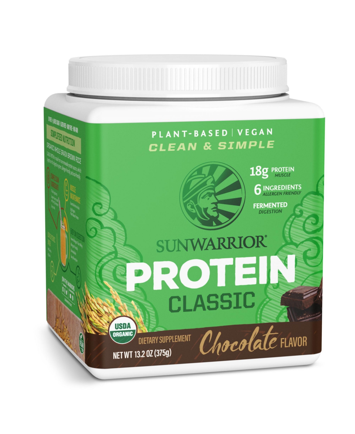 233050 13.2 oz Classic Protein Organic Dietary Suppliment, Chocolate