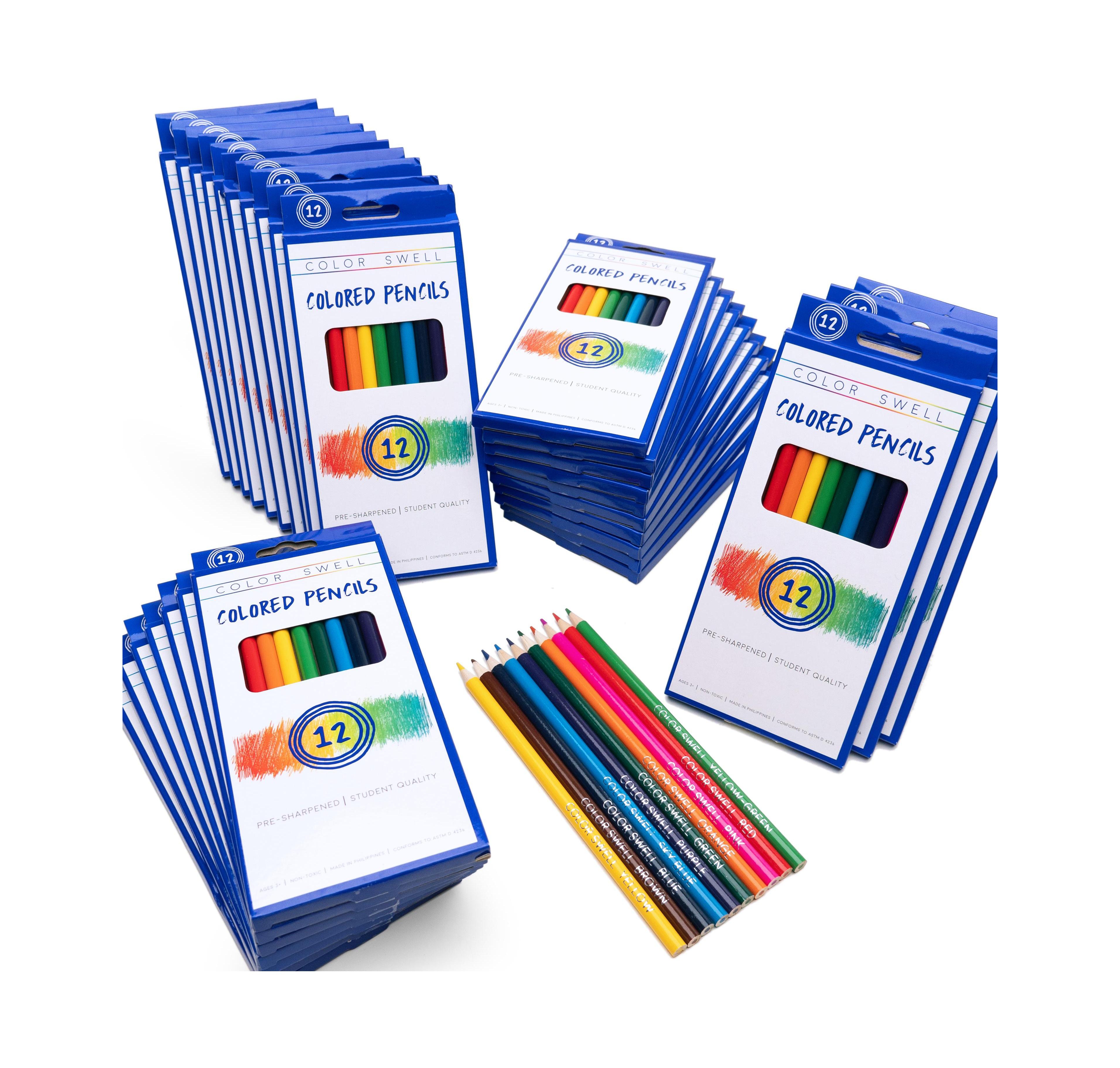 Color Swell Bulk Colored Pencils 30 Pack 12 per Pack 360 Total