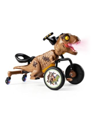 Dinosaur Drift Tricycle with Lights & Mist Spray, 66 lb. Capacity, Ages 3-8