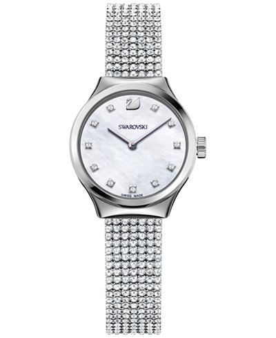 Swarovski Women's Dreamy White Crystal Mesh Watch
