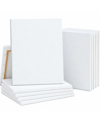 Stretched Primed Cotton Painting Canvases for Artists and Beginners Versatile Art Supplies