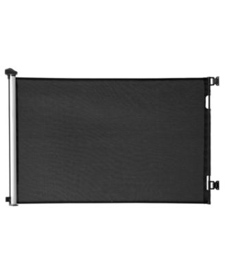 Retractable Mesh Baby Dog Gate 57in Wide 38.5in Tall Security Lock for Stairs Indoor Outdoor