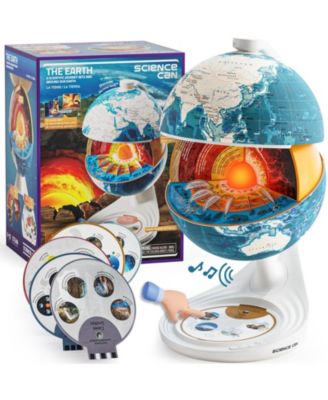 The Earth Interactive Globe Geography and Earth Science Learning, 1-Piece Educational Globe, Ages 6+