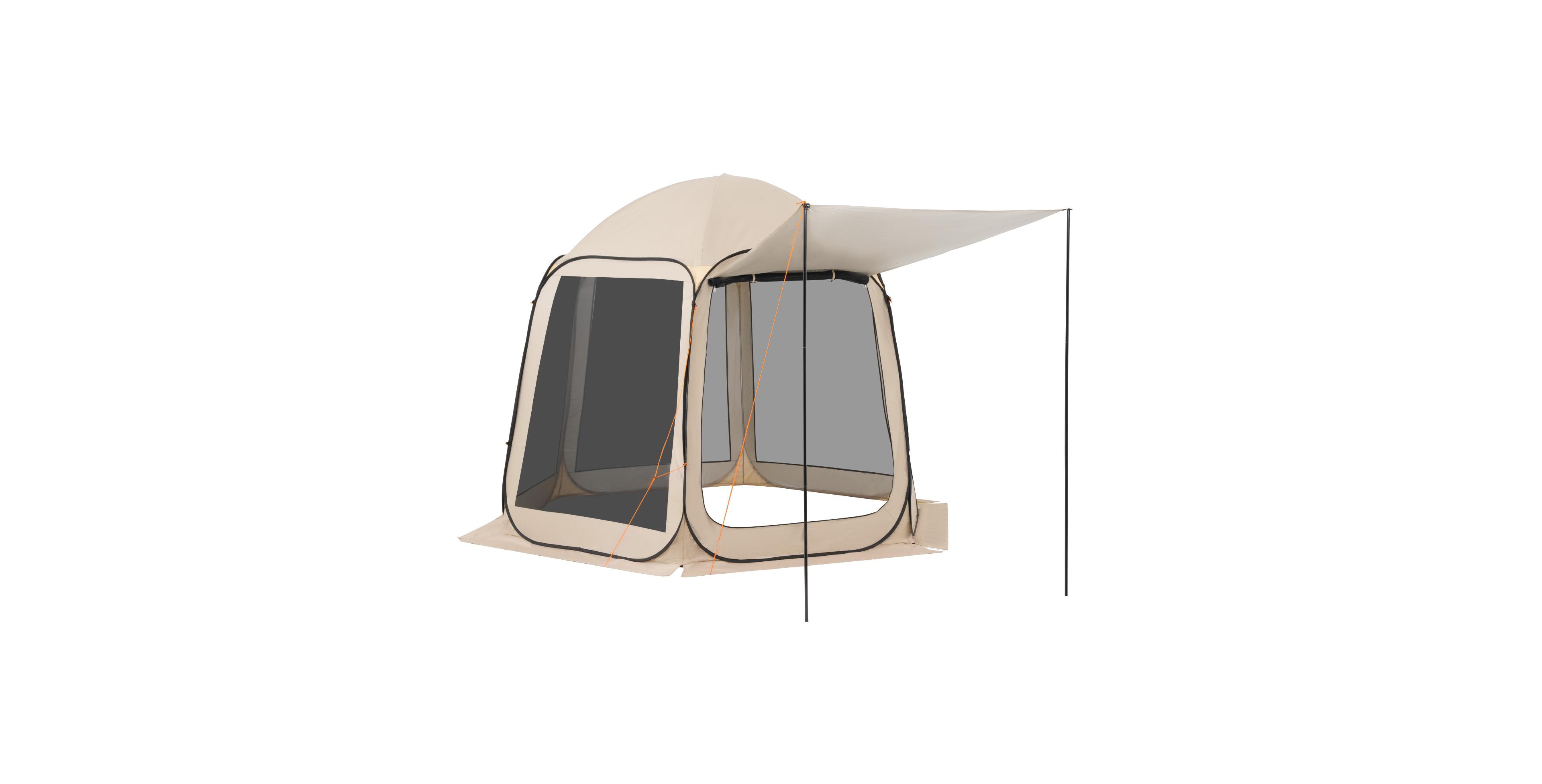Hongge 4 to 8 Person Pop Up Screen House Tent with Extended Awning