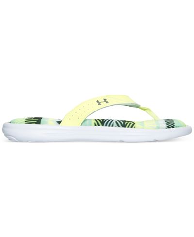 Under Armour Women's Marbella Tropic Thong Sandals from Finish Line