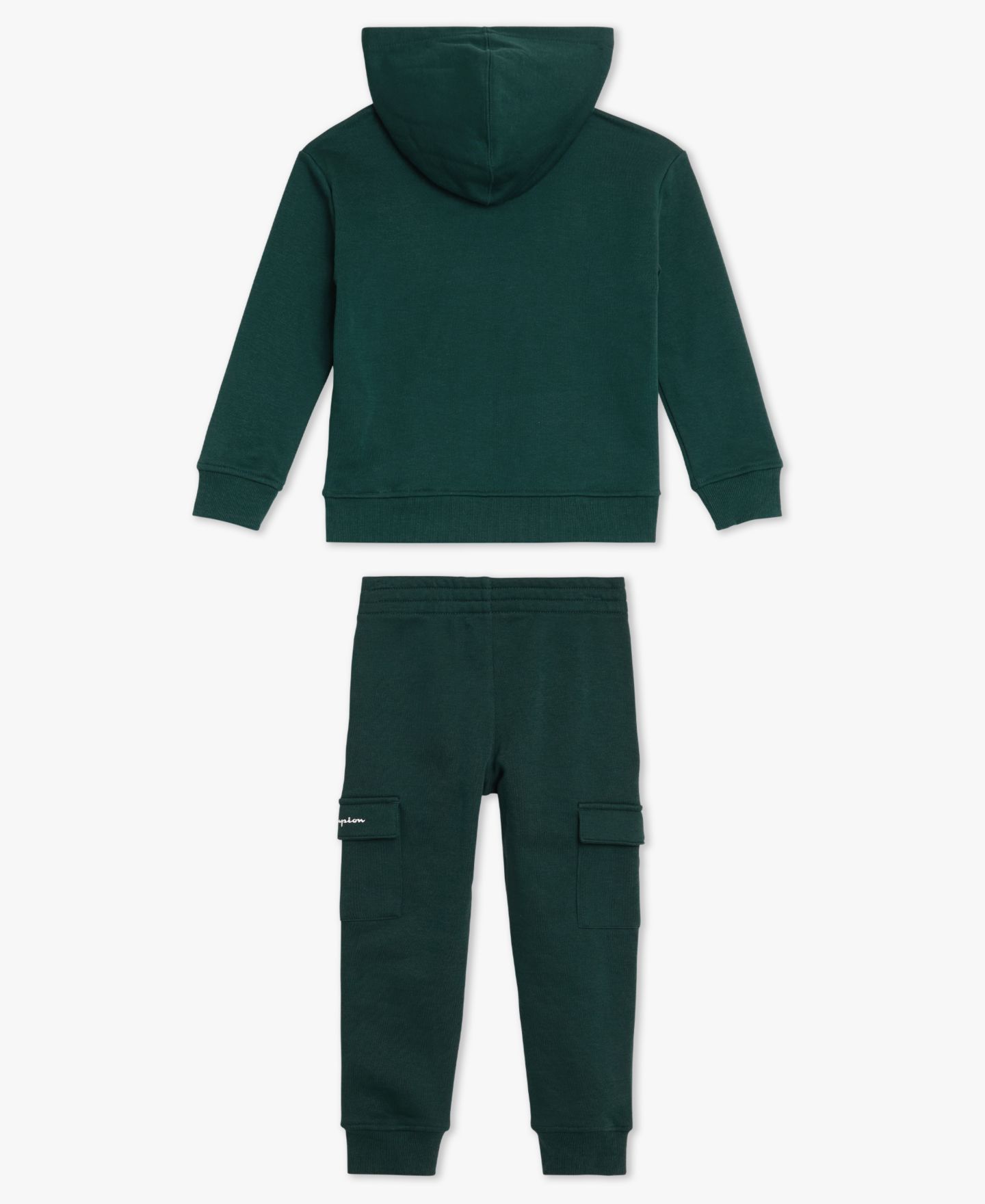 Комплект Champion Signature Logo Hooded Cargo Hoodie and Joggers, 2-Piece Set для мальчиков, цвет: Botanical — фото 2
