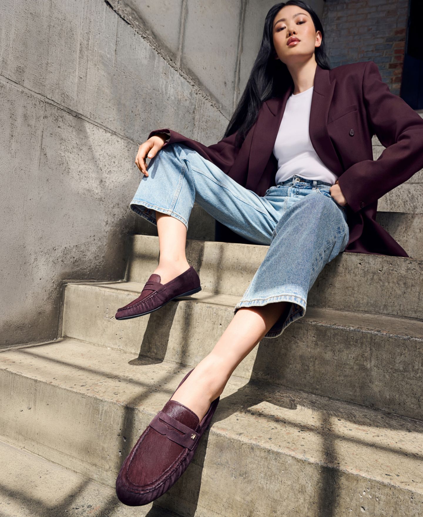 Женские туфли Naturalizer Bloom Slip-On, цвет: Мерло красный замшевый — фото 6