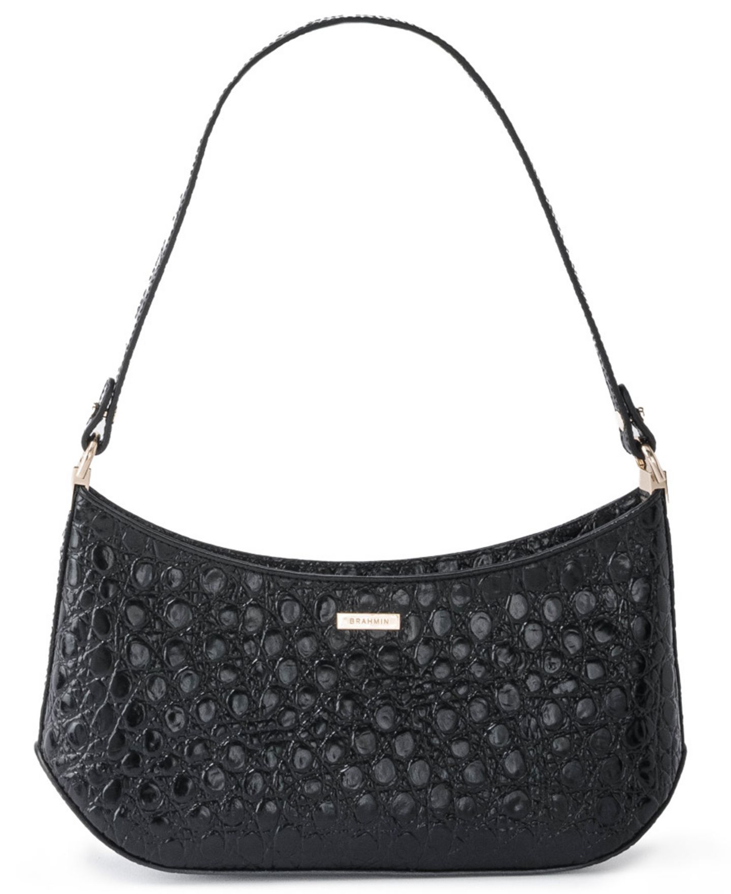 Женская сумка Brahmin Lilibeth Small Embellished Leather Shoulder, цвет: Чёрный разноцветный — фото 2