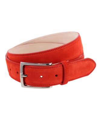 Men's Armando Italian Suede 35mm Feathered Edge Belt