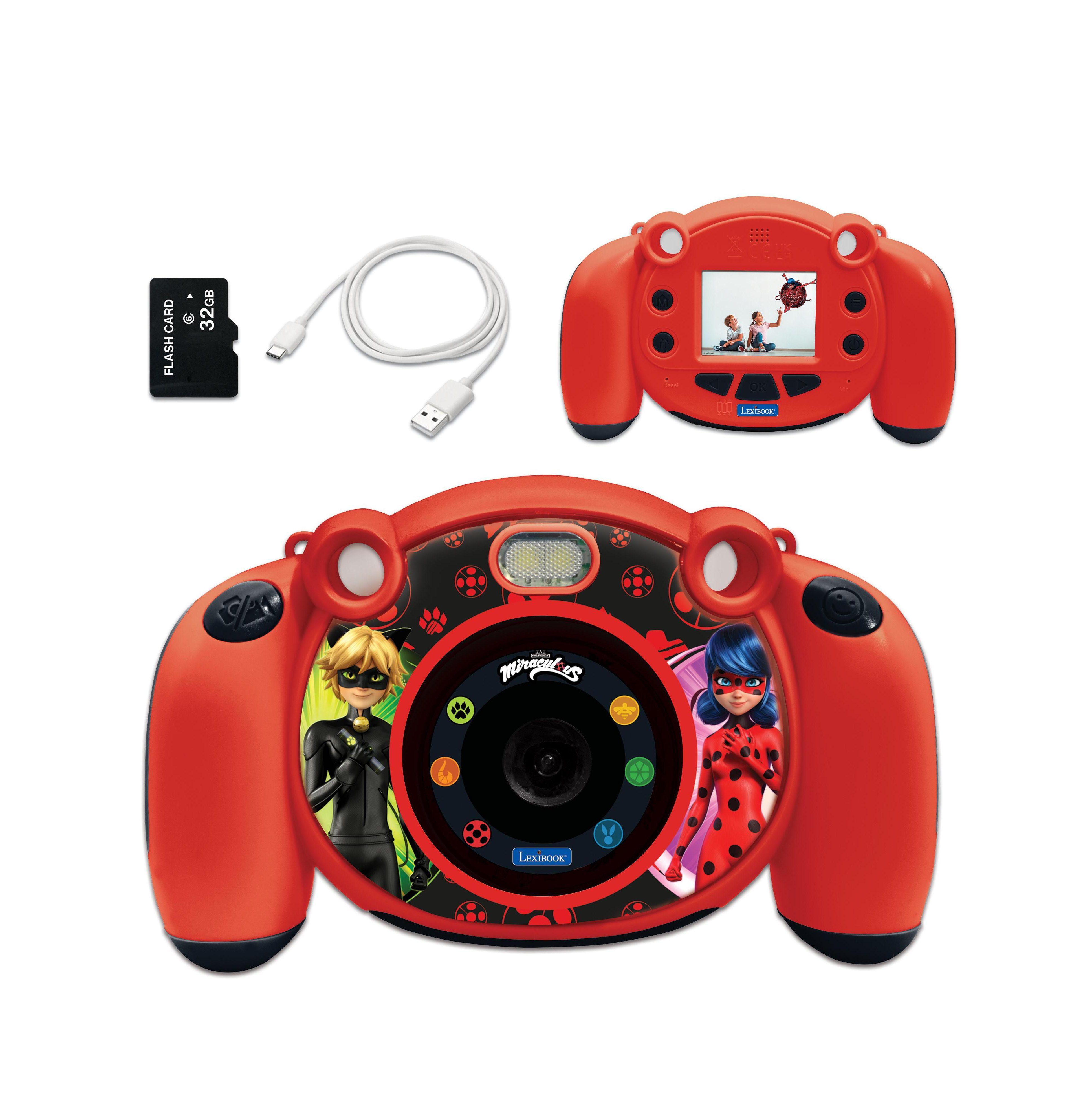Miraculous Starcam 4-in-1 Kids Digital Camera with 2-Inch Lcd Screen, Rechargeable