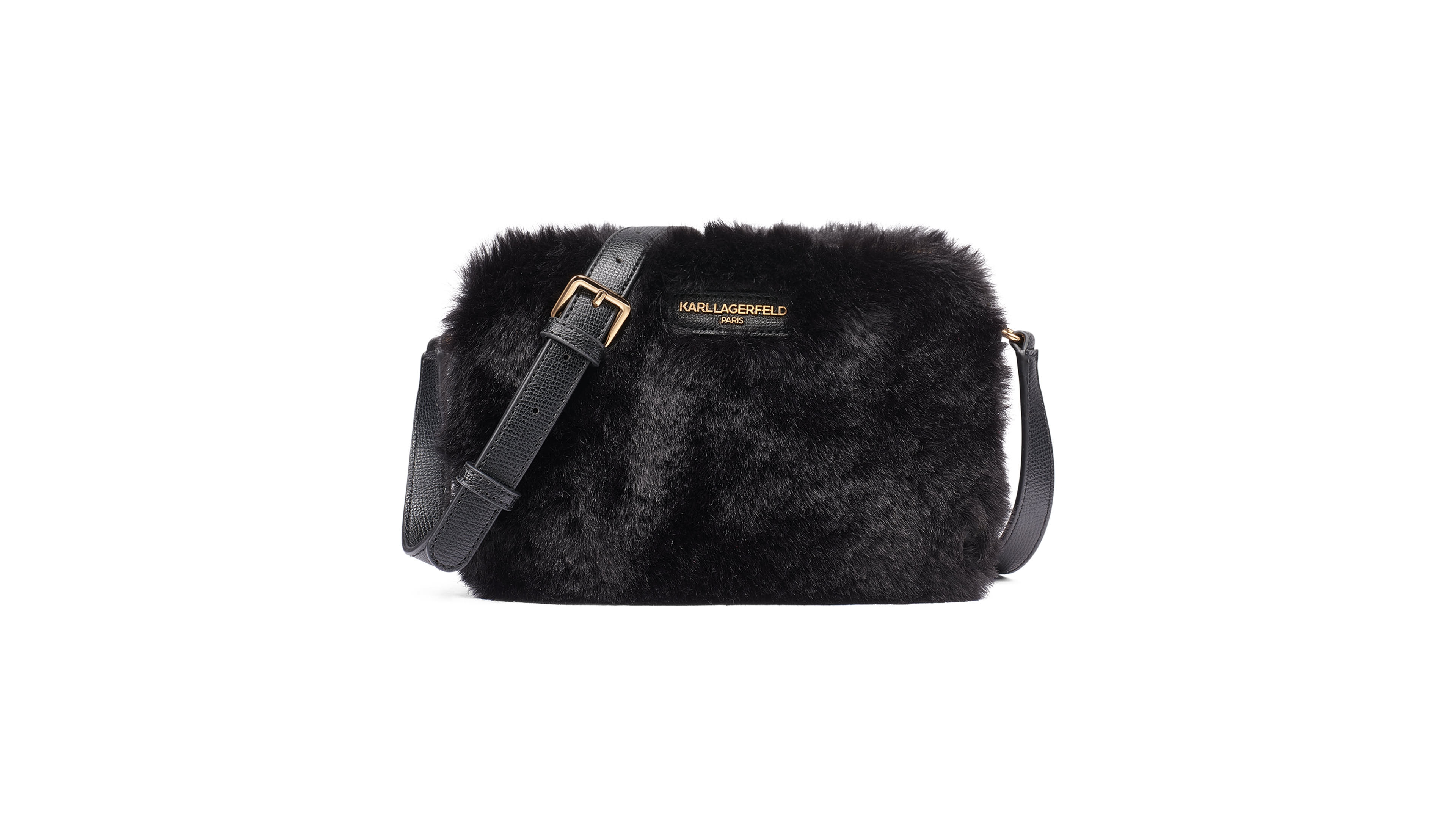 Karl Lagerfeld Paris Maybelle Faux Fur Crossbody