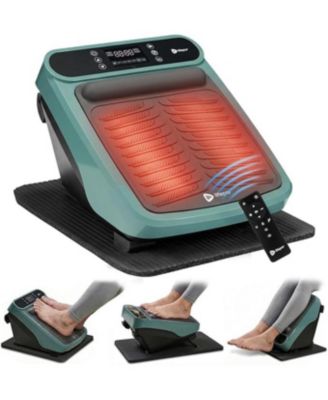 VibraFlow Foot Massager for Neuropathy Plantar Fasciitis & Circulation Support, Feet & Calf Therapy, 30 Speeds, 6 Angles, Remote Control & Mat